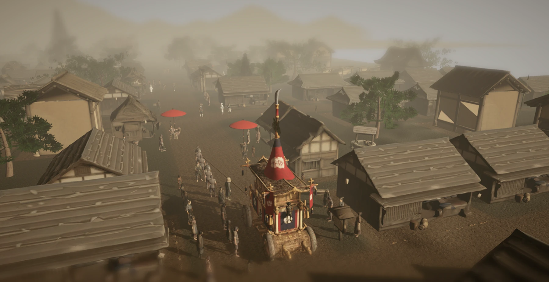 祇園祭のゲーム画面